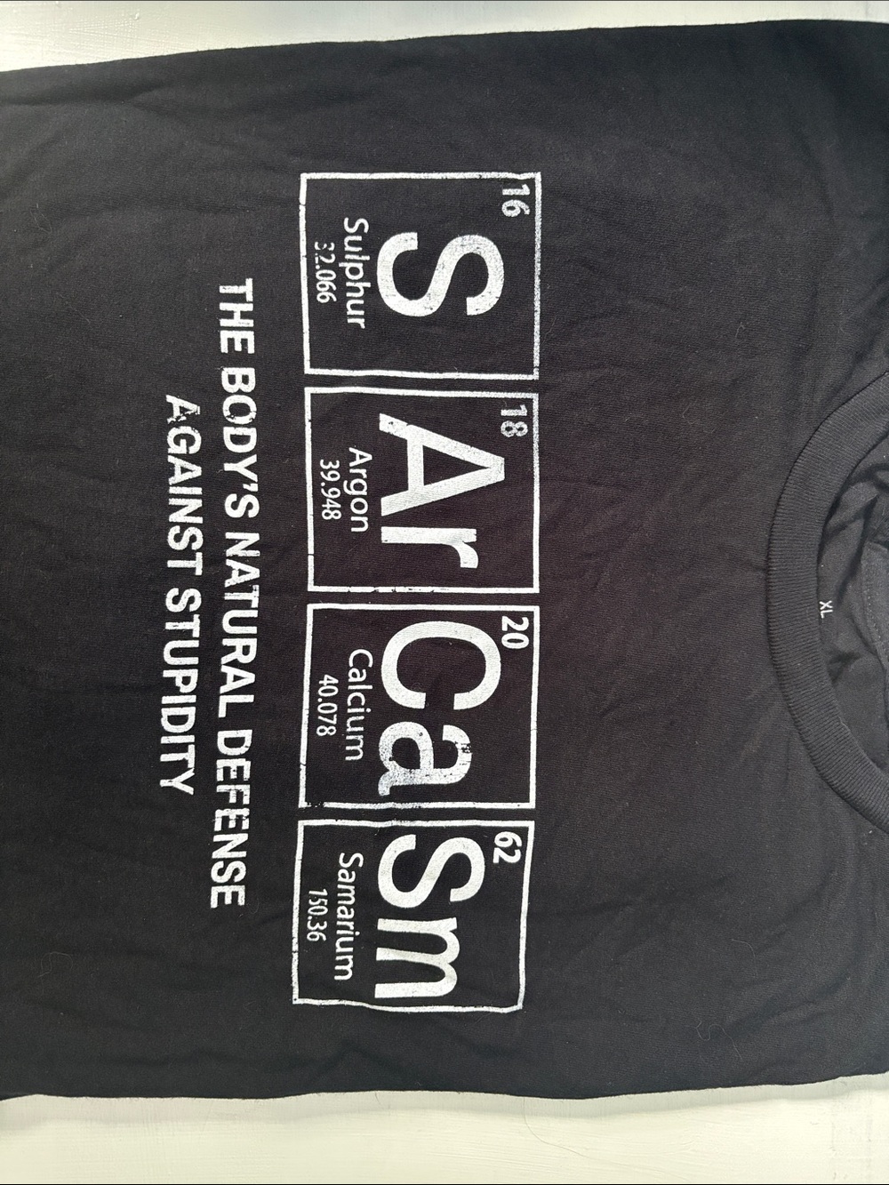 NWT Sarcasm Graphic T‑Shirt - Black size XL